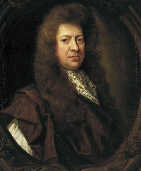 Sir Godfrey Kneller Portrait of Samuel Pepys Sweden oil painting art
